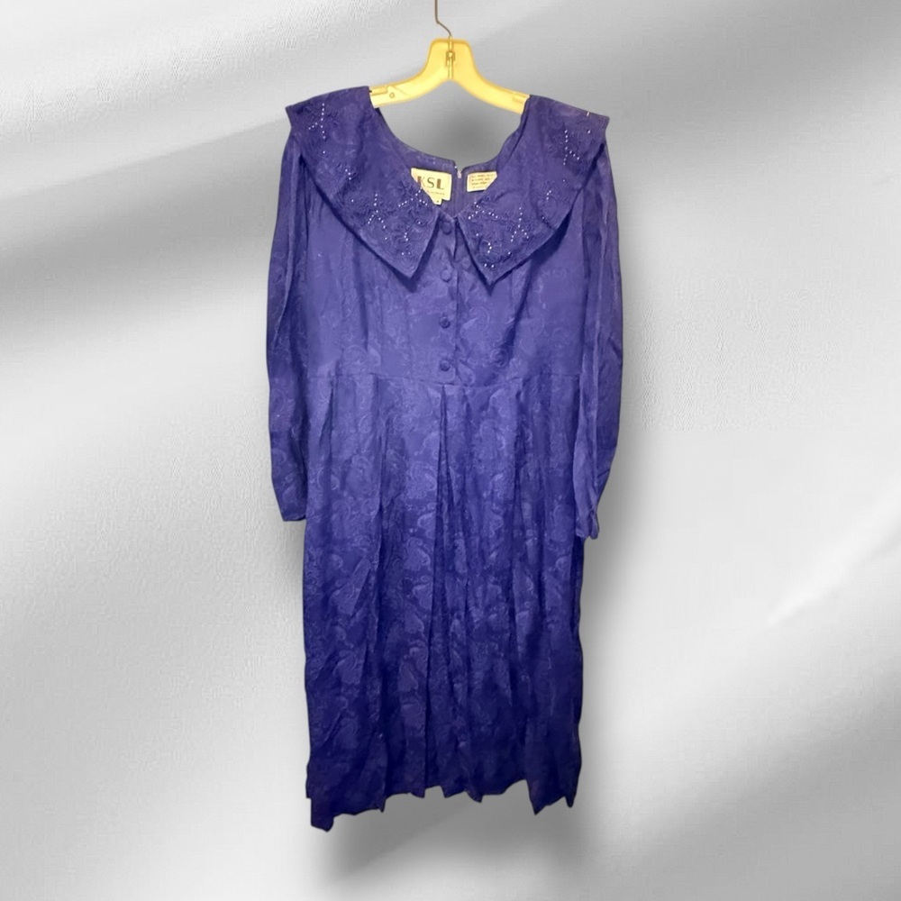 Vintage Ksl Purple Dress